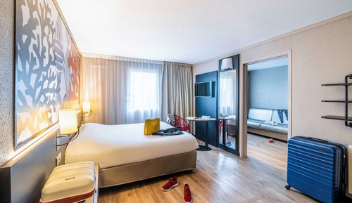 Suite familiar, 1 cama doble con sofá cama
