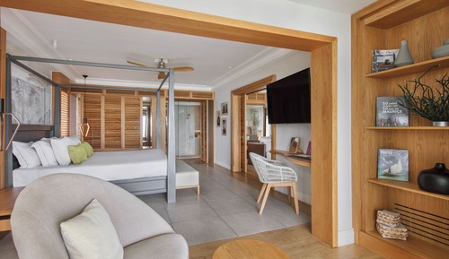 Suite ejecutiva, frente a la playa