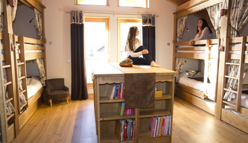 Chalet, varias habitaciones