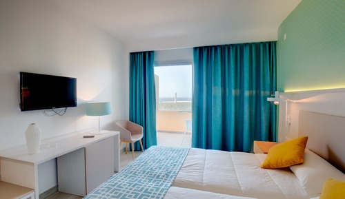 Habitación doble, vistas al mar