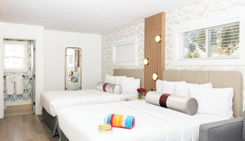 Habitación estándar, 2 camas de matrimonio, no fumadores