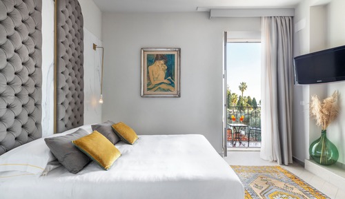 Habitación clásica, balcón, vistas al jardín