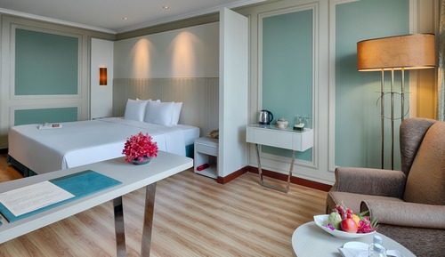 Habitación individual Deluxe, 1 cama de matrimonio, vistas a la ciudad