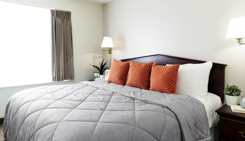 Estudio tradicional, 1 cama de matrimonio grande, cocina