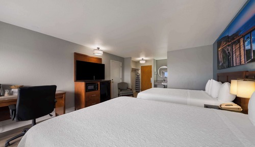 Habitación estándar, 2 camas de matrimonio, no fumadores, vistas al mar