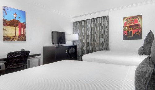 Habitación estándar, 2 camas de matrimonio, no fumadores