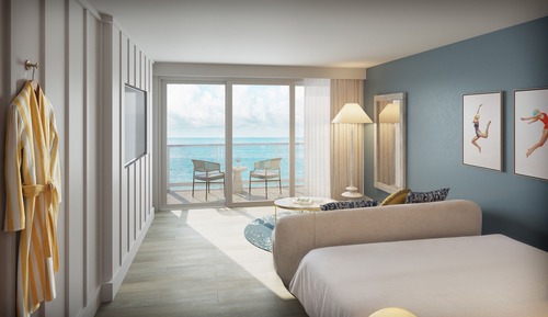 Habitación Premium, 1 cama de matrimonio grande, vistas al mar