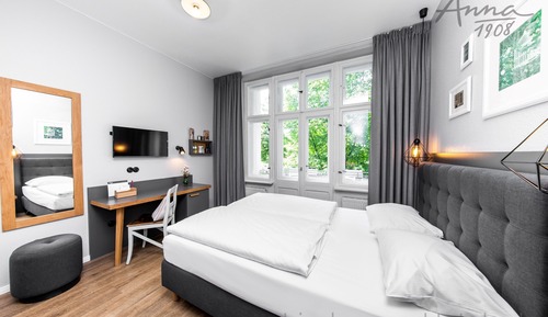 Habitación estándar doble, balcón (Fine)