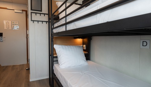 Dormitorio compartido, dormitorio mixto, baño privado (1 bed in 8-person dormitory)