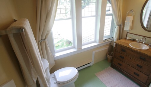 Habitación romántica doble, 1 cama de matrimonio grande, baño privado, vistas al jardín