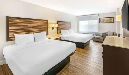 Habitación estándar, 2 camas de matrimonio, no fumadores