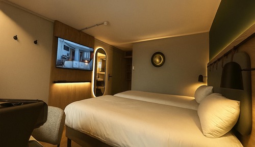 Habitación con 2 camas individuales