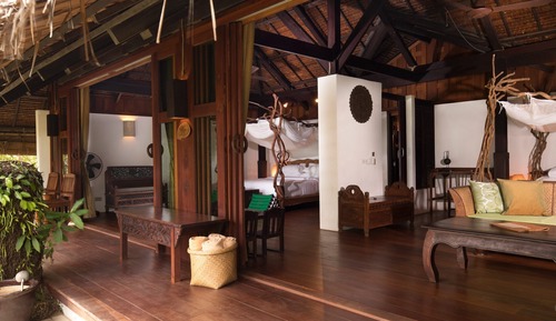 Habitación familiar doble, junto a la playa