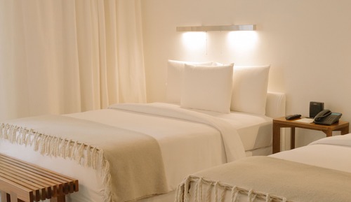 Habitación, 2 camas de matrimonio, balcón