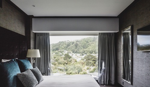Suite, varias camas, vistas al puerto