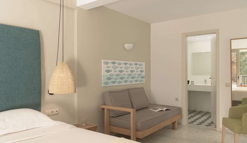 Habitación superior, vistas a la montaña