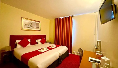 Chambre avec lits jumeaux