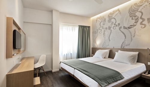 Habitación superior, vistas al mar