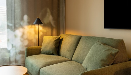 Habitación, 1 cama de matrimonio grande con sofá cama