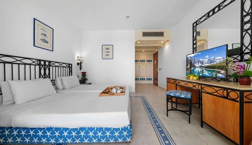 Aquamarine  Queen or Twin Room - Pool View & Garden View