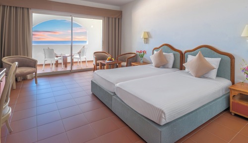 Oasis Queen or Twin Room - Partial Sea & Garden View