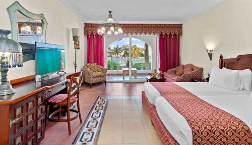 Harem Deluxe Queen or Twin Room - Pool View & Garden View