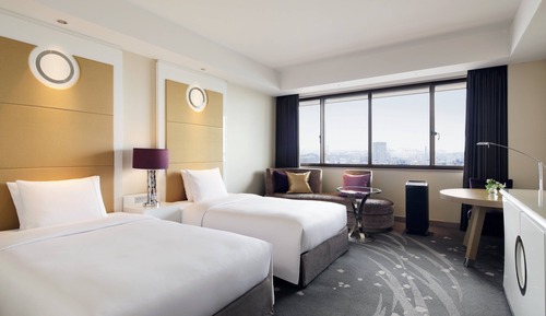 Habitación Deluxe, 2 camas individuales, no fumadores, vistas a la ciudad