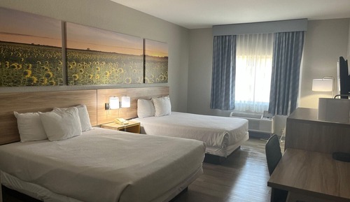 Habitación, 2 camas de matrimonio, no fumadores (Pet-friendly)