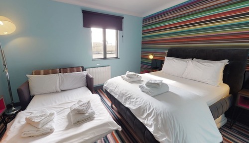 Habitación familiar, 1 cama doble con sofá cama