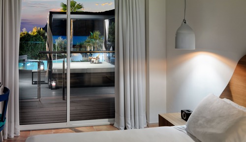 Habitación doble, terraza, vistas al mar (Chill-Out)