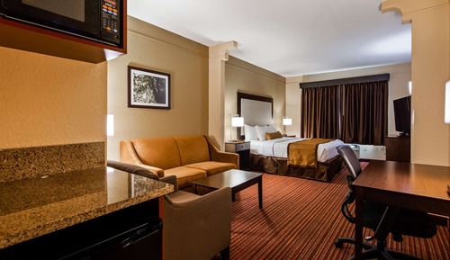 Suite, 1 cama de matrimonio grande, no fumadores, frigorífico y microondas