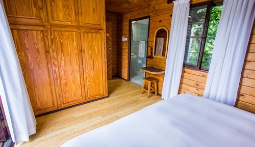 Habitación Deluxe, 2 camas dobles, vistas al jardín