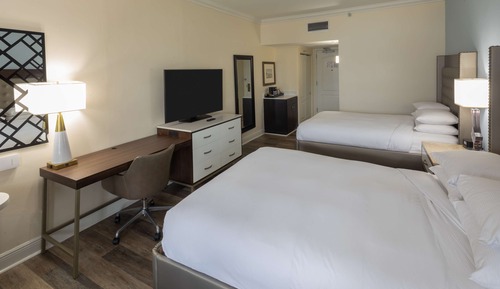 Habitación, 2 camas de matrimonio, accesible para personas con discapacidad