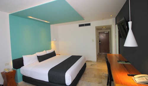Habitación estándar, 1 cama de matrimonio grande, vistas al mar
