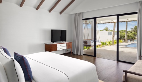 Habitación Deluxe, 1 cama doble con sofá cama (Ocean Beach Pool Villa)