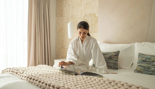 Suite de luna de miel, 1 cama de matrimonio grande, piscina privada, vistas al mar (Castle)