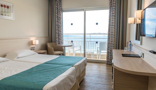 Habitación familiar, vistas al mar