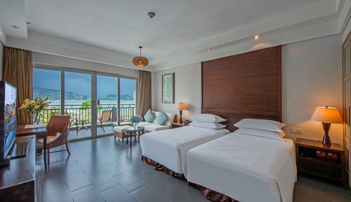 Habitación Deluxe, 2 camas individuales, balcón, vistas al mar