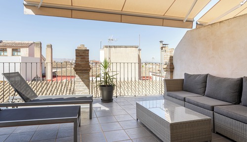 Habitación doble, terraza