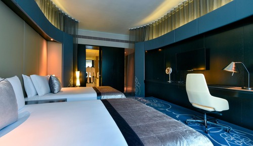 Marvelous Room, Habitación Deluxe, 2 camas dobles, vistas a la bahía