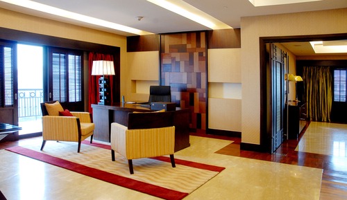 Suite presidencial, varias camas, vistas al lago