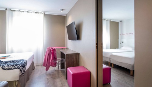 Suite estándar, 2 camas dobles, habitaciones comunicadas