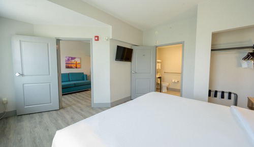 Suite estudio, 1 cama de matrimonio grande, no fumadores (Mobility Accessible)