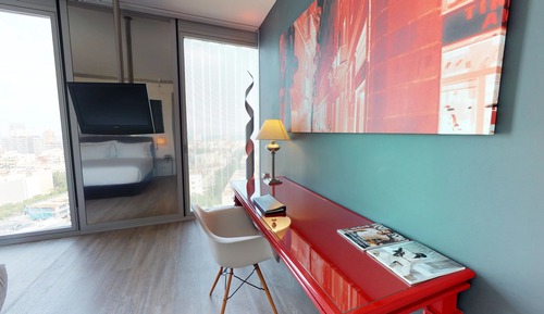 Habitación familiar, vistas al mar