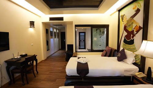 Habitación Deluxe con 2 camas individuales, 2 camas individuales (Room Only)