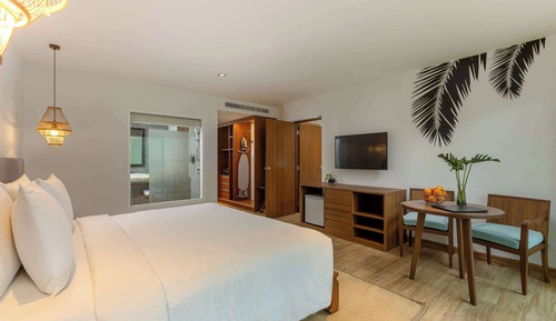 Habitación Deluxe, 1 cama de matrimonio grande, balcón (Garden)