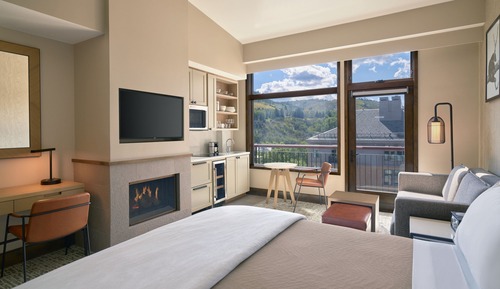 Suite estudio estándar, chimenea (Mobility Accessible, Roll-In Shower)