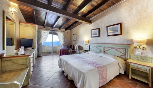 Habitación estándar doble, balcón, vistas al mar
