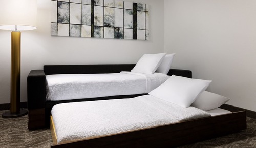 Suite, 1 cama de matrimonio grande con sofá cama (Mobility/Hearing Access, Roll-In Shwr)