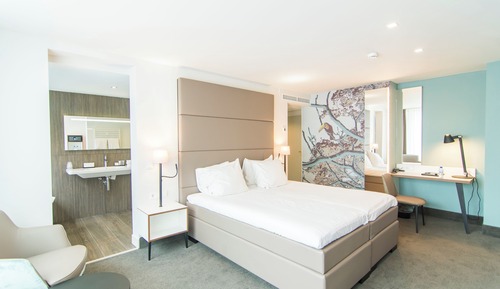 Habitación Confort, 1 cama de matrimonio, bañera de hidromasaje
